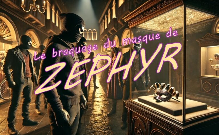 Le Braquage du masque de ZÉPHYR - Escape Game Caudry : Alex k'ape
